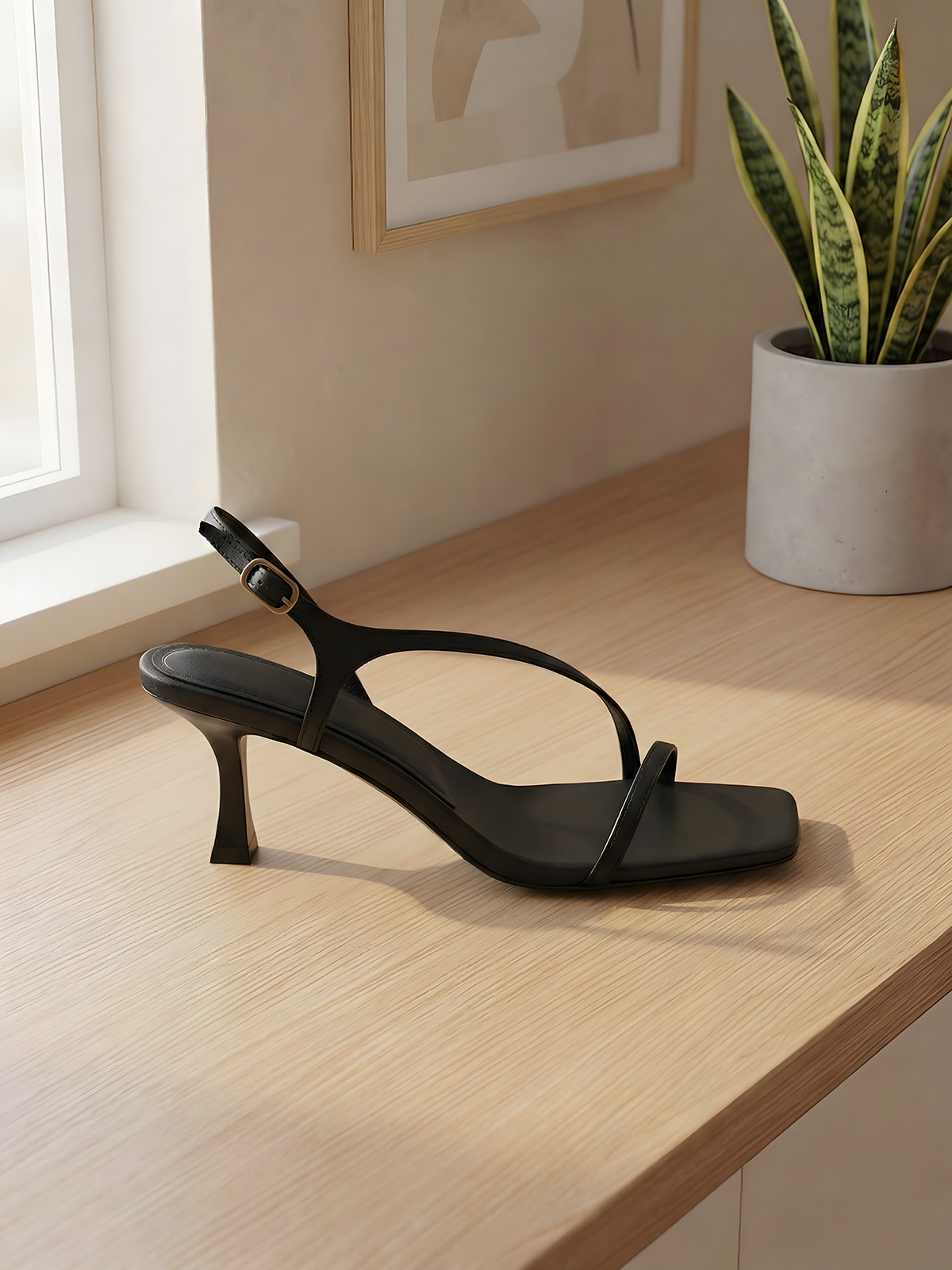 Elegant Genuine Leather Strapp - Sandal Strappy Heeled 리뷰 및 가격