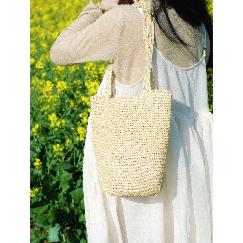 330g Raffia Yarn for Hand Knit - Crochet Bag Raffia 리뷰 및 가격