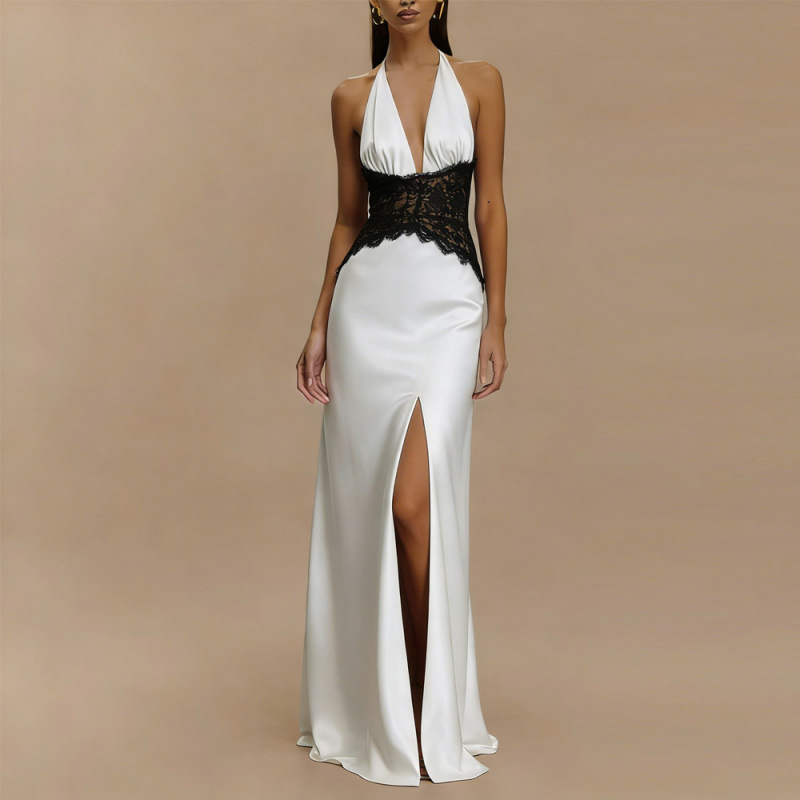 Sexy Backless Halter Maxi Dres - Maxi Dress Halter 리뷰 및 가격