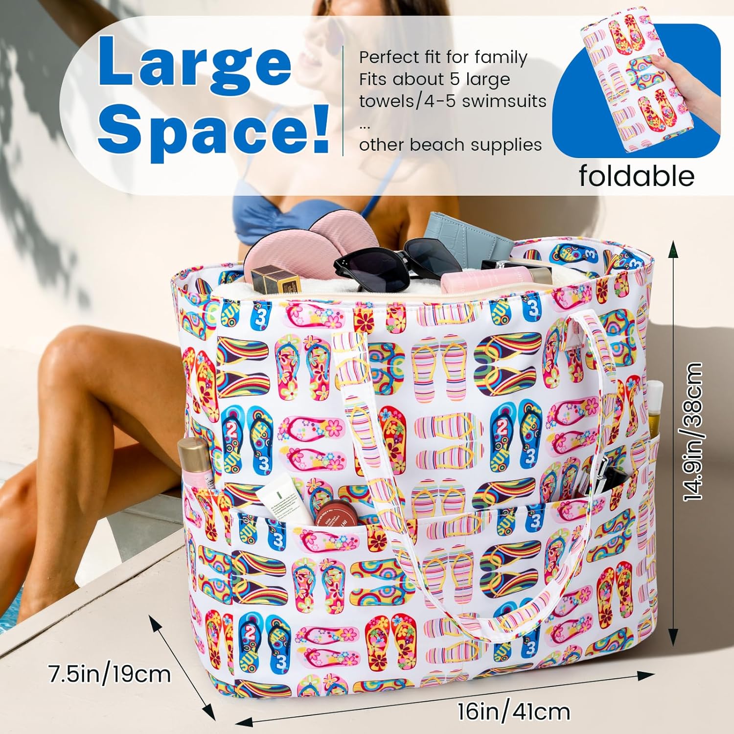 Beach Bag for Women, Hobo Pool - Tote Bag Beach 리뷰 및 가격