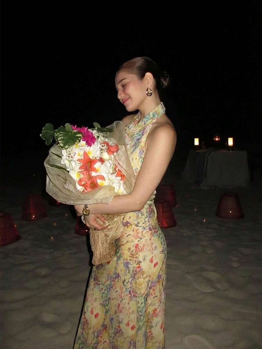 Womens Floral Maxi Halter Back - Maxi Dress Halter 리뷰 및 가격