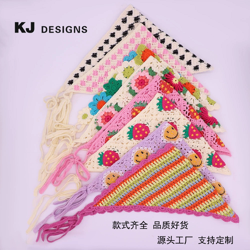 2025 Hand Crochet Daisy Bandan - Headband Summer Knit 리뷰 및 가격