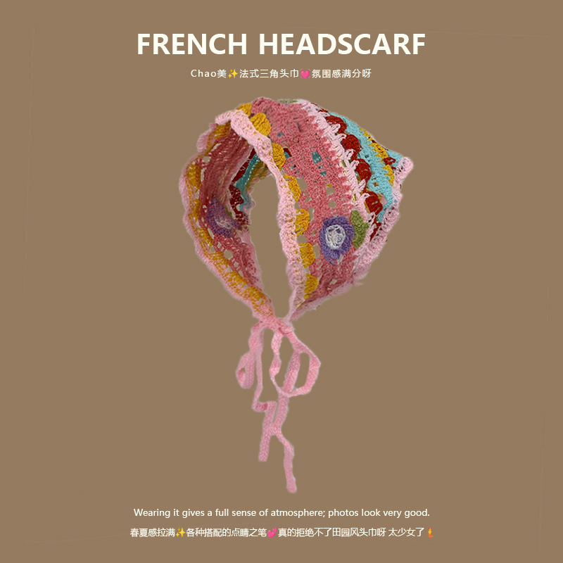 Knit Triangle Headband French  - Headband Summer Knit 리뷰 및 가격