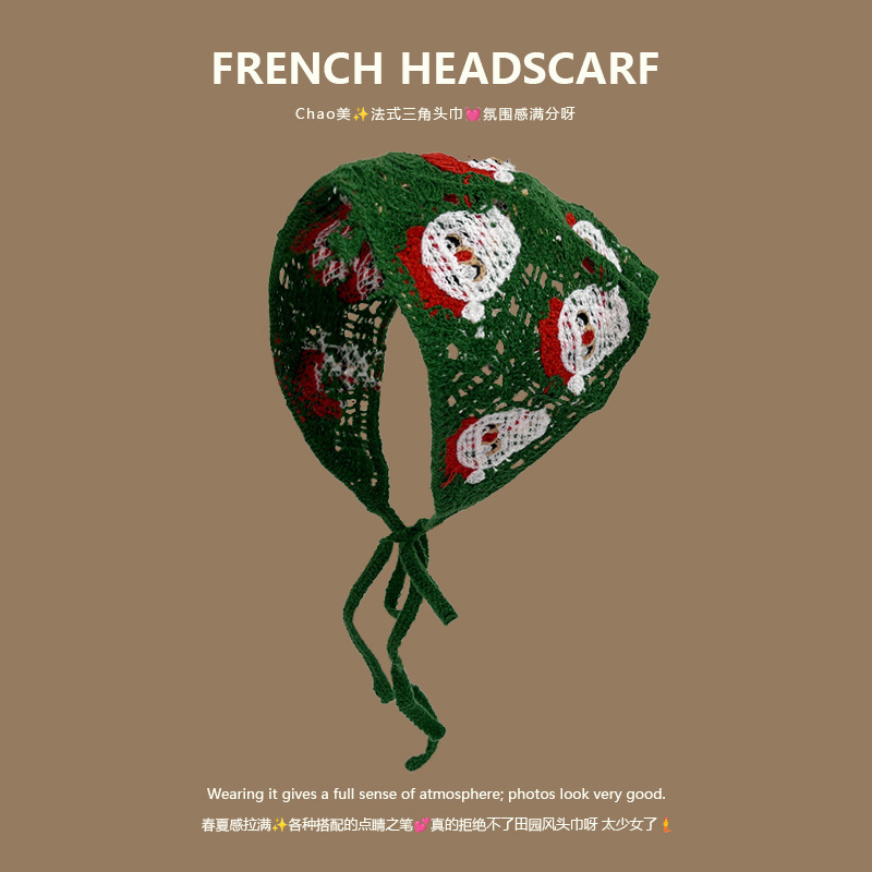 Knit Triangle Headband French  - Headband Summer Knit 리뷰 및 가격