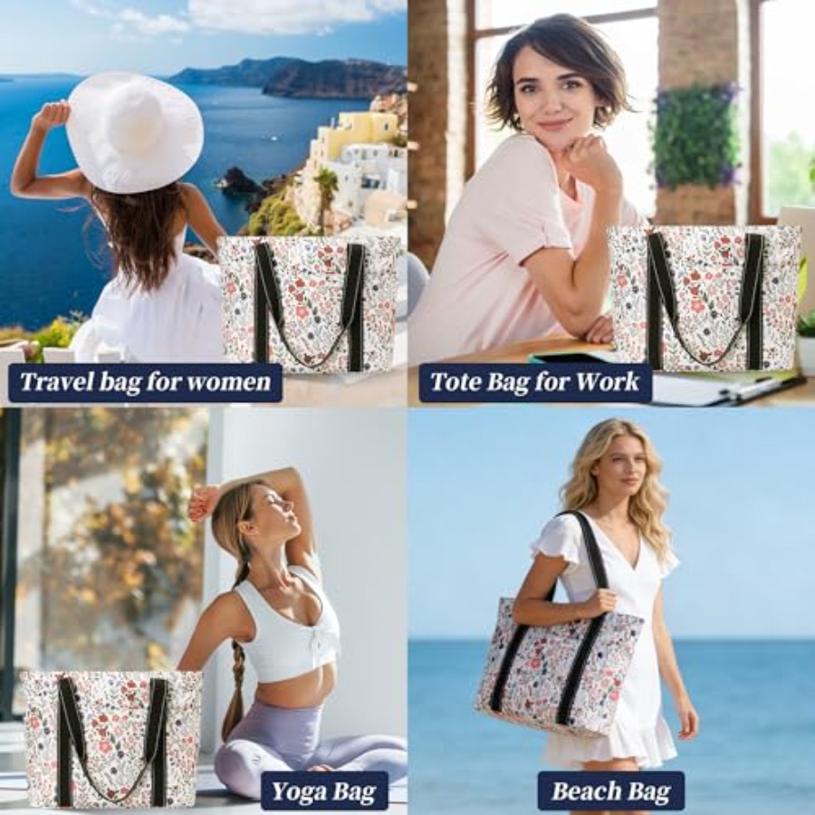 Tote Bag for Women with Laptop - Tote Bag Beach 리뷰 및 가격