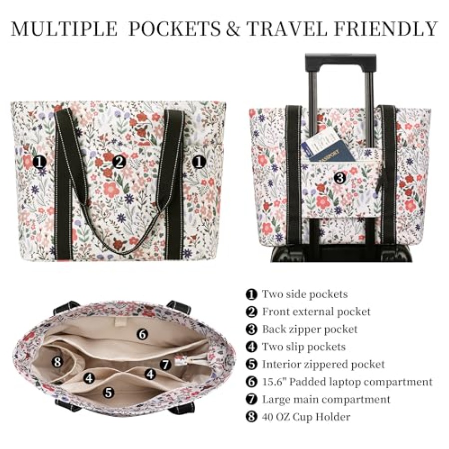 Tote Bag for Women with Laptop - Tote Bag Beach 리뷰 및 가격