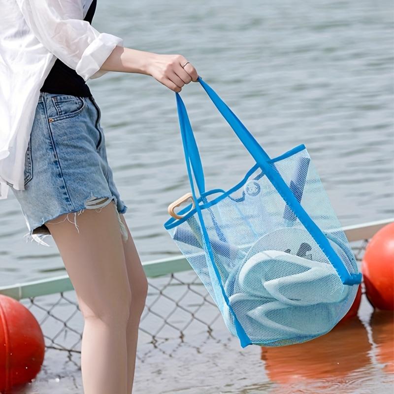 Multicolor Swimming Large Mesh - Tote Bag Beach 리뷰 및 가격