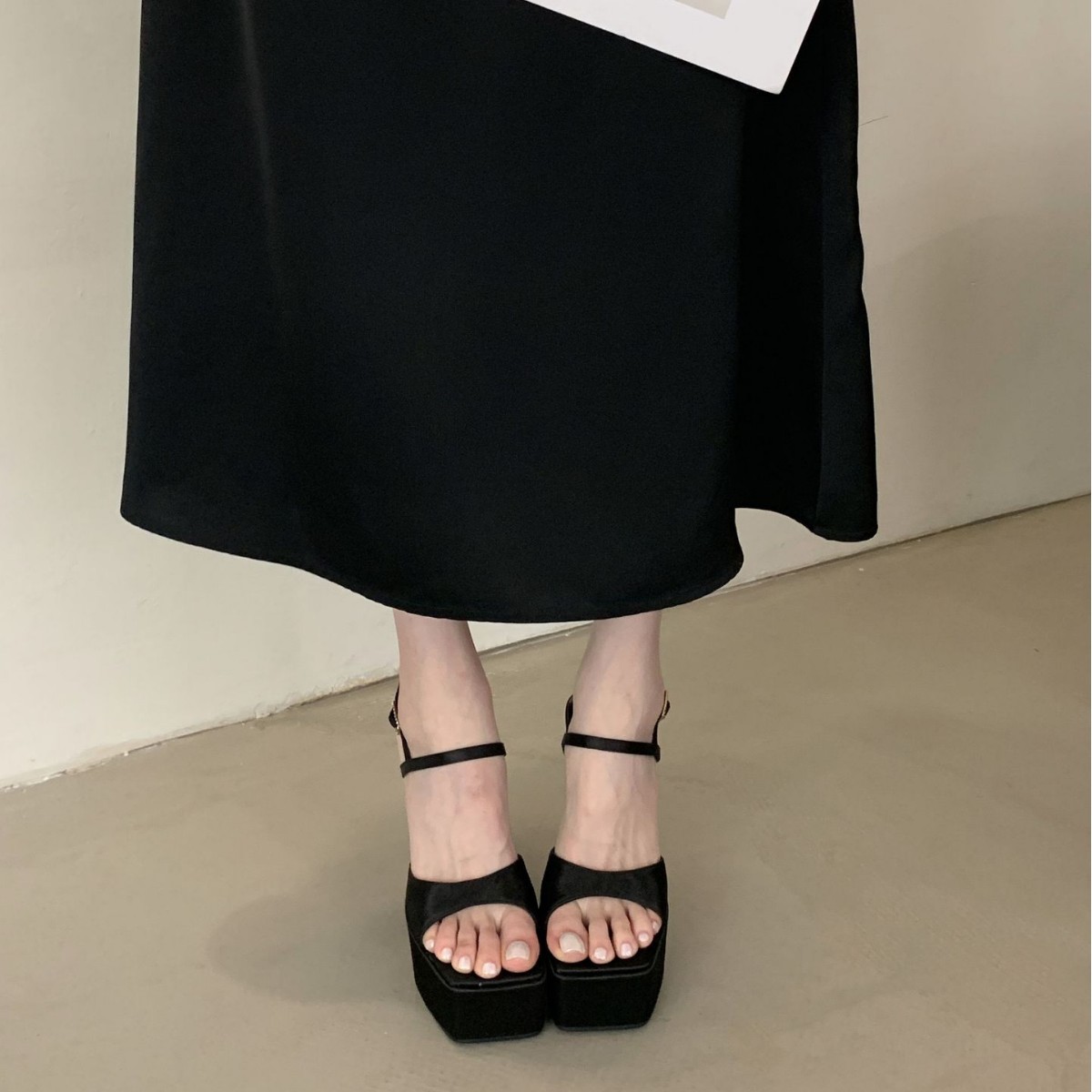 2026 Women's Black Strappy Pla - Sandal Strappy Heeled 리뷰 및 가격